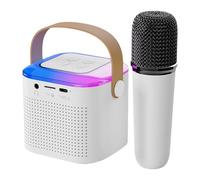 Macchina karaoke per adulti, piccola macchina karaoke, altoparlante wireless con microfono | macchina cantante famiglia, altoparlante subwoofer per la famiglia cantare a casa