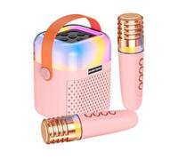 Macchina Karaoke per Bambini - Audio di Canto Senza Fili con 2 Microfoni, Karaoke per Cantare | per Feste in Casa, Giardino, Esterno e Riunioni