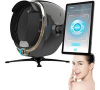 Macchina L'analisi Pelle Viso Intelligenza Artificiale, Macchina Rilevamento Problemi Pelle In 3d 8 Spettri, 5 Dimensioni E 14 Indicatori, Analisi Dati, Supporto Multilingue Black-13.3inches