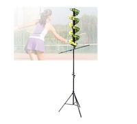 Macchina Lanciapalline da Tennis, Altezza Regolabile, Non Elettrica, Portatile, for L'insegnamento E L'allenamento (Palline Non Incluse)(with Extra Track)