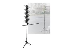 Macchina Lanciapalline da Tennis, Grande capacità,Non Elettrica, Regolabile 137-187 Cm,for Principianti E Bambini Che Si Allenano(with Extra Track)