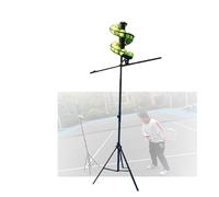 Macchina Lanciapalline da Tennis, Non Elettrici, Regolabile da 130 Cm A 180 Cm, for Bambini Principianti (Palline Non Incluse)(Without Extra Track)