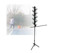 Macchina Lanciapalline da Tennis, Non Richiede Elettricità, Leggera, Altezza Regolabile 137-187 Cm, for L'allenamento dei Principianti(with Extra Track)