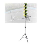 Macchina Lanciapalline da Tennis, Non Richiede Elettricità, Regolabile da 130 A 180 Cm, for L'allenamento dei Principianti (Palline Non Incluse)(with Extra Track)