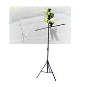 Macchina Lanciapalline da Tennis, Non Richiede Elettricità, Regolabile da 130 A 180 Cm, for L'allenamento dei Principianti (Palline Non Incluse)(Without Extra Track)