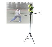 Macchina Lanciapalline da Tennis,Regolabile da 130 A 180 Cm,Portatile,Non Elettrica,for Bambini Principianti (Palline Non Incluse)(Without Extra Track)