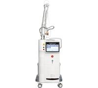 Macchina laser frazionaria a CO2 verticale per rifacimento della superficie della pelle e miglioramento della struttura, per la cura del viso e del corpo, unità da salone con manipoli multipli di