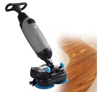 Macchina Lavapavimenti Industriale 3-in-1, Lavasciuga Elettrica con Serbatoio Doppio, 17 Pollici, per Ristoranti, Negozi e Garage, 13000 Sqft/h, Struttura Leggera e Durevole(Gray)
