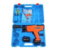 Macchina Legatrice Automatica For Barre D'armatura Da 8 Mm A 34, 12 V, 4500 MAh, Kit Di Utensili For Pinze Senza Fili/2 Batterie Reggiatura Rapida