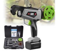 Macchina legatrice per piante, Strumento automatico for legare le viti con 2 batterie, 6 livelli regolabili, display LCD, diametro di legatura massimo 25 mm