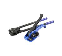 Macchina Legatrice, Reggiatrice manuale for imballaggio, tenditore for cinghia in acciaio, in plastica PET PP, pressa portatile(Purple)