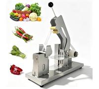Macchina Legatura Ortaggi Manuale, Tensione e Altezza Regolabili, Costruzione Acciaio Robusto con Assistenza a Molla per Supermercati, Fattorie e Imballaggio di Cetrioli, Peperoni, Banane