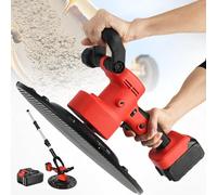 Macchina lisciatrice elettrica pareti, lucidatrice a batteria da 1680 W, cazzuola cemento, macchina intonacatura di superfici in cemento, cazzuola elettrica intonaco e stucco cementizio 1*22500mAh