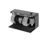 Macchina Lucidascarpe Elettrico per tutti i Tipi di Scarpe di Pelle - Pulisci Scarpe con 3 Spazzole e Poco Rumoroso, 40x26x24cm, 120W