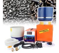 Macchina lucidatrice magnetica per parti metalliche, giada, gioielli, capacità 3 l, 0-360 giri/min con pannello di controllo, ideale per smerigliatura, lucidatura e pulizia