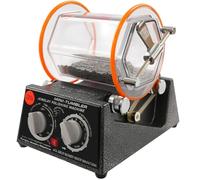 Macchina lucidatrice rotativa per gioielli, 60w Mini barile lucidatrice 500-3000rpm con timer, capacità 3 kg, Tumbler per pulizia monete in pietra di roccia, Macchina di finitura per lucidatura