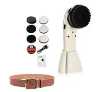 Macchina Lustrascarpe - Spazzola Per Lucidatura Automatica Da 12 Cm, Tampone Per Pelle Ricaricabile | Pulitore Per Scarpe Elettrico Multifunzionale Per Borsa Seggiolini Auto Kit Di Manutenzione Calzat