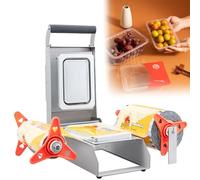 Macchina manuale commerciale del sigillatore del vassoio dell'alimento con controllo della temperatura, ideale per i supermercati e l'uso commerciale