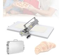 Macchina manuale del rullo della pasta, macchina piegante dello sfogliatore, con telaio pieghevole, per panetteria, pasta sfoglia, panetterie, catene di negozi.