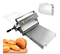 Macchina manuale del rullo della pasta, Sheeter piegante della pasta dell'acciaio inossidabile con spessore regolabile per la fabbricazione del croissant e della pasticceria