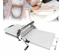 Macchina manuale del rullo della pasta, spessore regolabile che piega la pasta Sheeter per la pizza, la crosta del fondente e la pasticceria