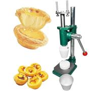 Macchina manuale della pressa della crostata, macchina ergonomica della crostata dell'uovo con la muffa del grado alimentare, base in ghisa per le croste uniformi, strumento di cottura della cucina de