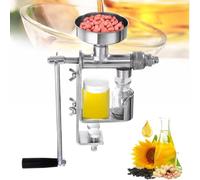 Macchina manuale della pressa dell'olio, estrattore di semi di dado dell'acciaio inossidabile, espulsore di grado alimentare facile da pulire per uso domestico commerciale della cucina