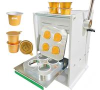 Macchina manuale di saldatura a caldo con controllo della temperatura digitale per capsule di caffè, tè e imballaggi alimentari