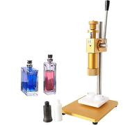 Macchina manuale di sigillamento di tappatura del profumo, altezza regolabile per le bottiglie chimiche e dell'olio essenziale