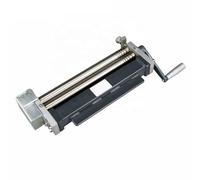 Macchina manuale for arrotolamento di fogli, larghezza 300 mm, spessore massimo foglio 2,5 mm, rullo for lamiera azionato manualmente for piastre e avvolgimento filo fino a 5 mm