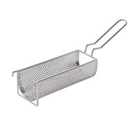 Macchina manuale for patatine fritte lunghe in acciaio inox Macchina for strisce di patate da 30 cm Patatine fritte Spremiagrumi Estrusore 12 fori per un funzionamento efficiente(Fried Basket)