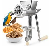 Macchina Manuale in Acciaio Inossidabile for Pellet di Cibo degli Animali | Con Dimensioni Matrice 1.5-8mm Opzionali e Lama Staccabile for la Fresatura di Mangimi for Uccelli e Pesci(3mm)
