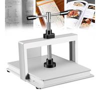 Macchina manuale per appiattire la carta, macchina da schiacciare a pressione da 1500 kg, appiattisce libri, banconote, ecc., Pressa per rilegatura A4 A3 (A3)