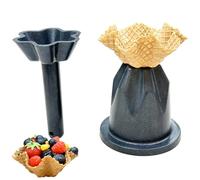 Macchina Manuale per Ciotole Coniche, Pressa per Biscotti a Forma di Ciotola, Stampi a Forma di Cestino Floreale, Stampo in Rame per Egg Roll e Gelato, per Panetterie e Ristoranti