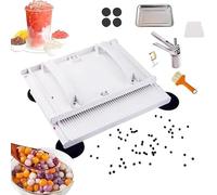 Macchina manuale per creare perle di tapioca per tè fai da te, dimensioni regolabili da 3 a 12 mm, strumento portatile per palline di boba e manioca fatte in casa