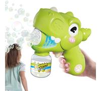 Macchina manuale per Dinosauro a bocca aperta - Giocattolo portatile a prova di perdite per, soffiatore di bolle divertente per festa all'aperto, giocattolo dinosauro - attività di gioco nel