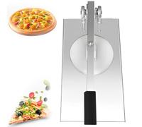 Macchina manuale per impastare, pressa per pasta frolla per pizza e torte | Pressa per impasto manuale in acciaio inox da 16 cm, ideale per dare forma a pizze, pasticcini e crostate con una consistenza