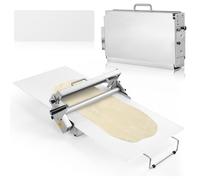 Macchina manuale per impasti con spessore regolabile per pizza fatta in casa e crosta di fondente