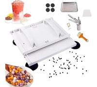 Macchina manuale per la creazione di perle di tapioca, strumento fai da te per perle di tè al latte fatte in casa, diametro 3-12 mm opzionale, macchina per formare perle di tapioca, per negozio di tè