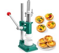 Macchina Manuale Per La Preparazione Di Gusci Per Tortine Alluovo, Pressa Manuale Per Torte Con Stampi Per Cuocere Tortine Alluovo, Tortine Al Formaggio E Biscotti. Sn6200