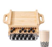 Macchina Manuale Per La Produzione Di Perle Di Tapioca, Diametro Delle Perle Selezionabile 15/19/22 Mm, Doppia Maniglia, Design Con Deflettore Scorrevole, Adatta Per Negozi Di Bubble Tea E