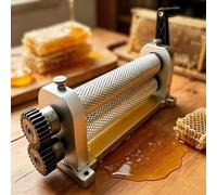 Macchina manuale per laminatoio a rullo per fondotinta in cera d'api, rullo per cera d'api, stampo per goffratura in cera d'api, strumento per stampa per fondazione a pettine per lavori sul campo