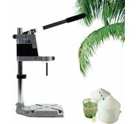 Macchina manuale per l'apertura dei fori delle noci di cocco, perforatrice a mano, materiale in acciaio inossidabile, base ispessita