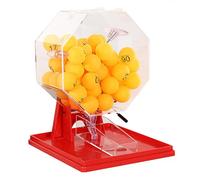 Macchina manuale per lotteria con manovella, gabbia per bingo in acrilico per la selezione dei numeri, ideale per giochi di gruppo e intrattenimento in famiglia