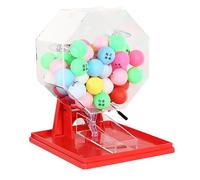 Macchina manuale per lotteria con manovella, gabbia per bingo in acrilico per la selezione dei numeri, ideale per giochi di gruppo e intrattenimento in famiglia