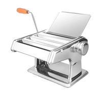 Macchina manuale per pasta Piccola macchina manuale for la produzione di pasta, for multi-cinetica in acciaio inossidabile, utensili da cucina(Silver Three)