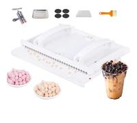 Macchina Manuale per Perle di Tapioca, Set DIY 2-in-1 per Boba e Bubble Tea, Strumento per Formare Palline di Taro, Manioca e Pillole Erboristiche, ABS Alimentare con Taglierina e Accessori(6mm)