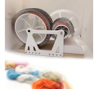 Macchina manuale per pettinare e miscelare colori, carder a manovella per miscele personalizzate in feltro, filatura e arti tessili