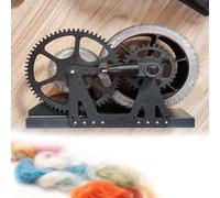 Macchina manuale per pettinare e miscelare colori, carder a manovella per miscele personalizzate in feltro, filatura e arti tessili