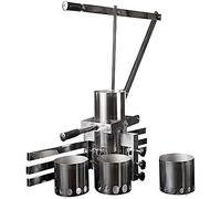 Macchina manuale per polpette - Strumento manuale in acciaio inox per verdure, gamberetti e polpette di pesce fatte in casa